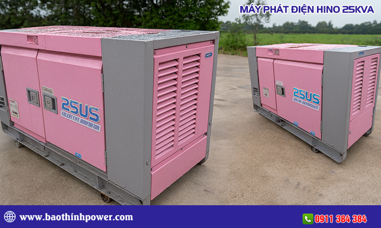 Máy phát điện Hino 25kva