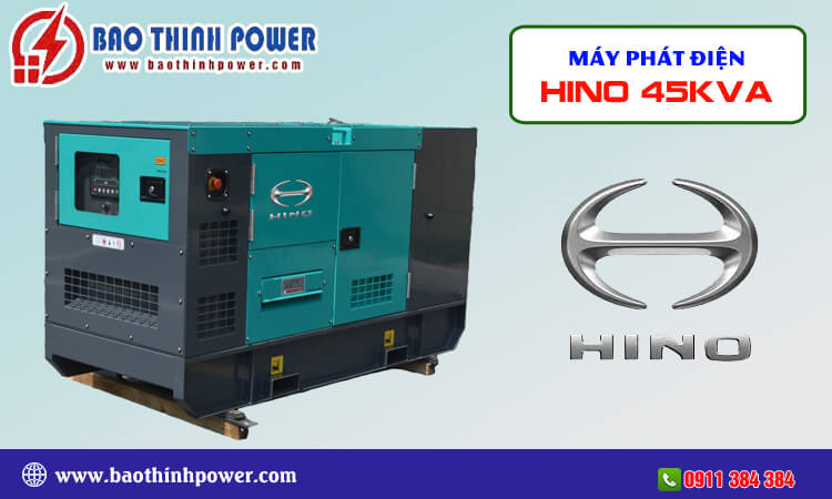 Máy phát điện Hino 45kva 
