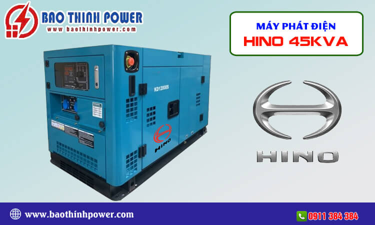 Máy phát điện Hino 45kva 