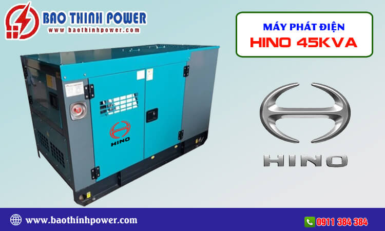 Máy phát điện Hino 45kva 