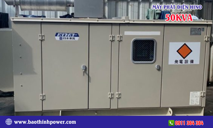 Máy phát điện Hino 50kva