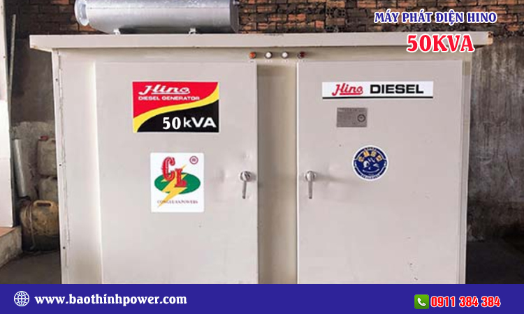 Máy phát điện Hino 50kva