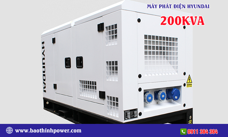 Máy phát điện Hyundai 200kva