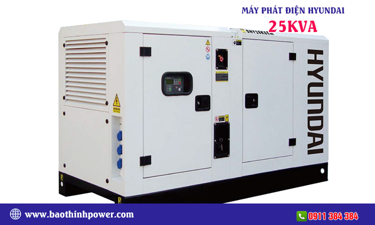 Máy phát điện Hyundai 25kva