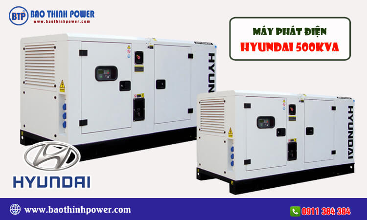 Máy phát điện Hyundai 500kva 