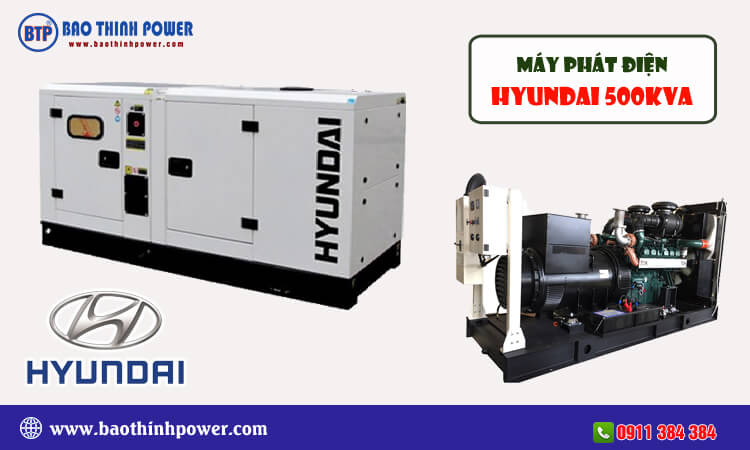 Máy phát điện Hyundai 500kva 