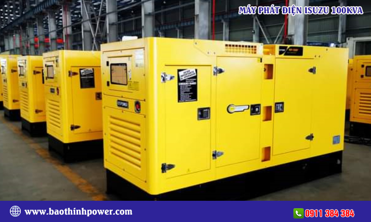 Máy phát điện Isuzu 100kva