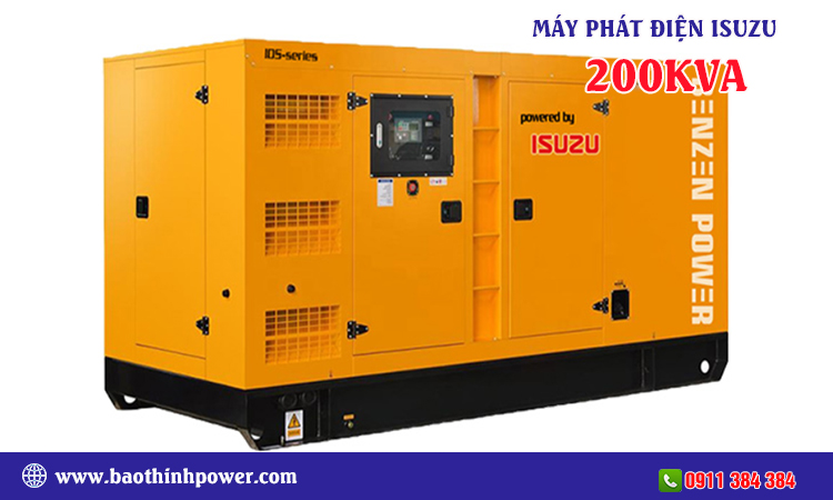 Máy phát điện isuzu 200kva