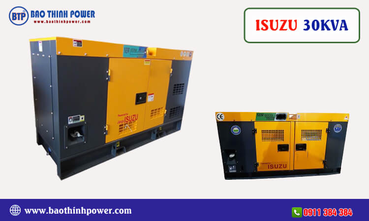 Máy phát điện Isuzu 30kva 