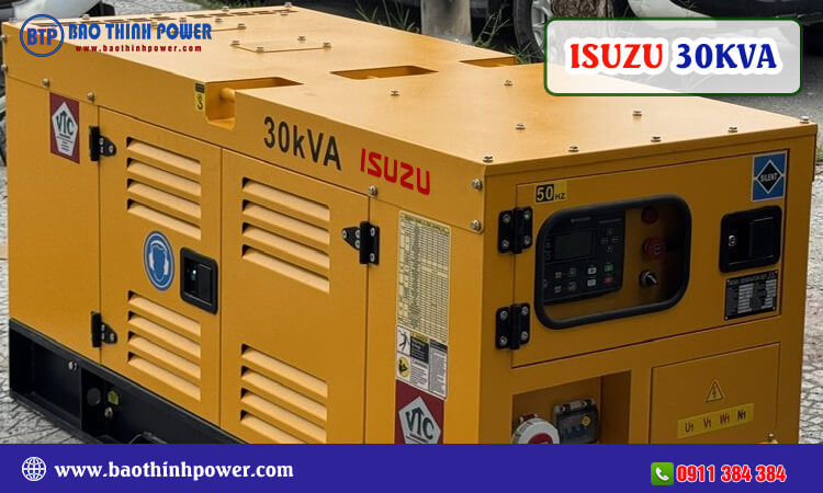 Máy phát điện Isuzu 30kva 