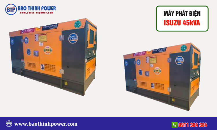 Máy phát điện Isuzu 45kva 