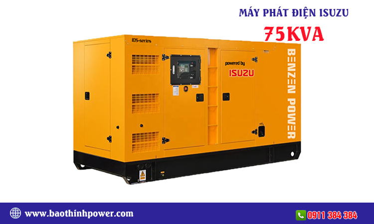 Máy phát điện isuzu 75kva