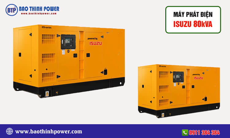 Máy phát điện Isuzu 80kva 