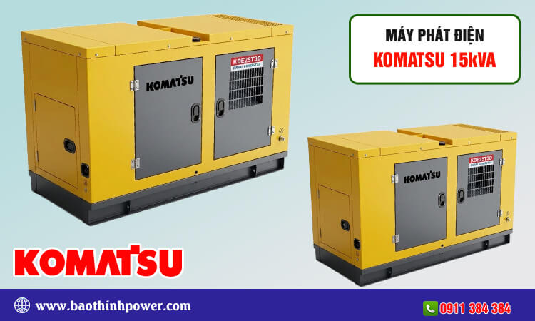 Máy phát điện Komatsu 15kva