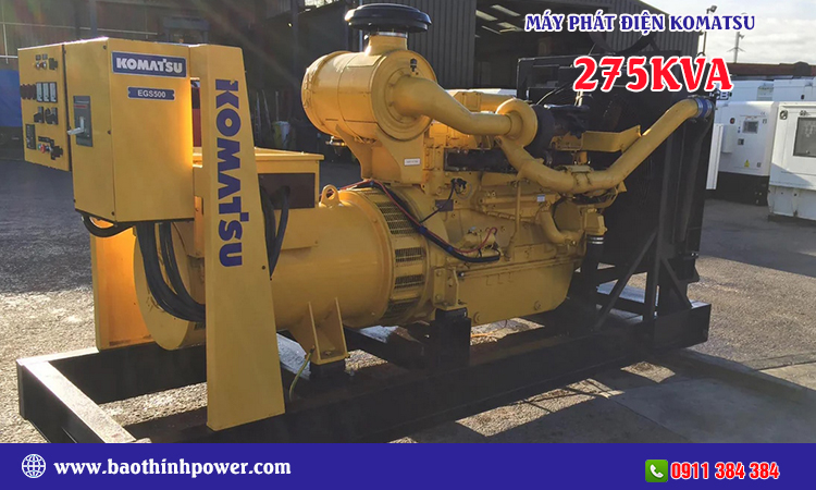 Máy phát điện komatsu 275kva