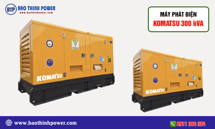 Máy phát điện Komatsu 300kva 