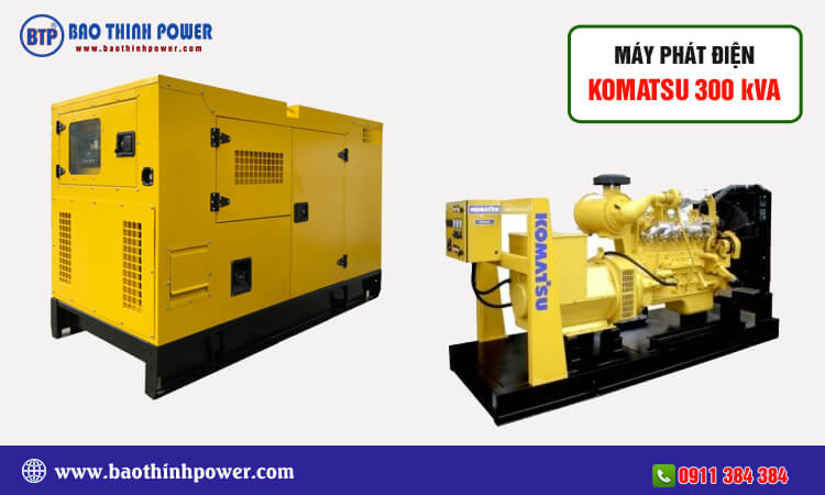 Máy phát điện Komatsu 300kva 