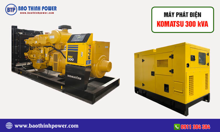 Máy phát điện Komatsu 300kva 