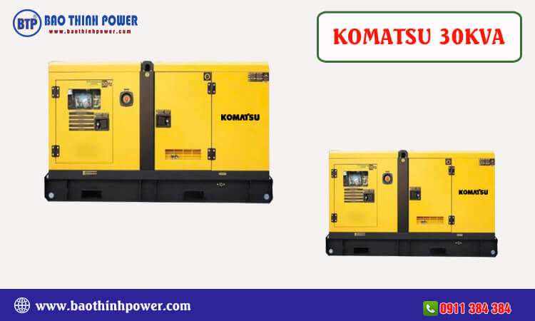 Máy phát điện Komatsu 30kva 