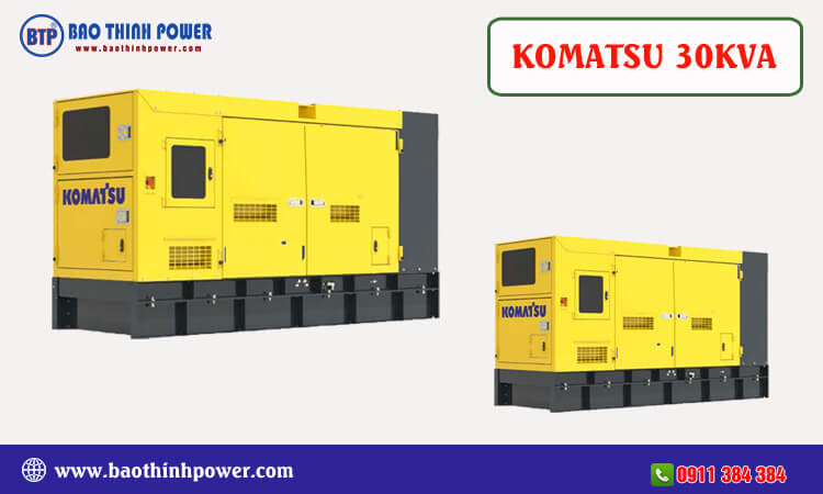 Máy phát điện Komatsu 30kva 