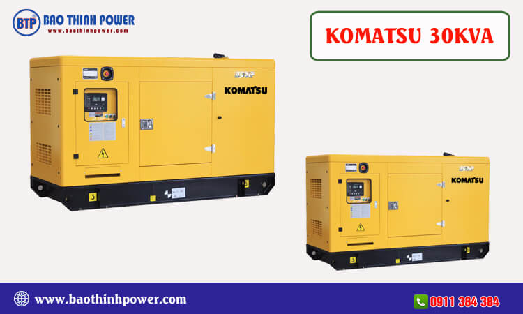 Máy phát điện Komatsu 30kva 