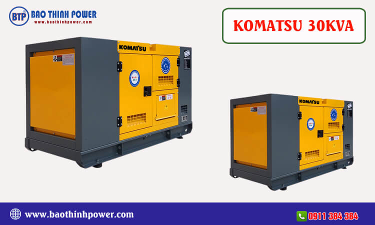 Máy phát điện Komatsu 30kva 