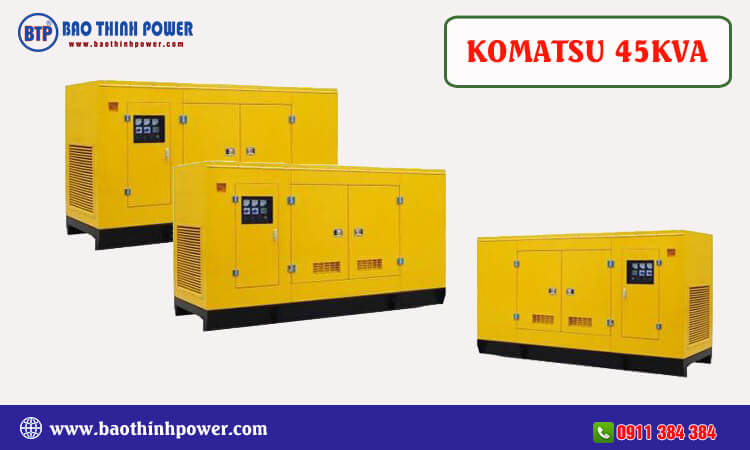 Máy phát điện Komatsu 45kva 