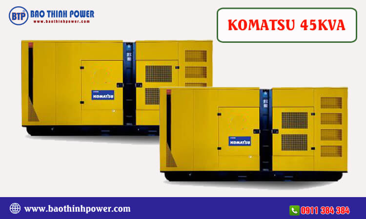 Máy phát điện Komatsu 45kva 