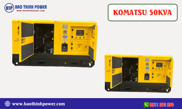 Máy phát điện Komatsu 50kva 
