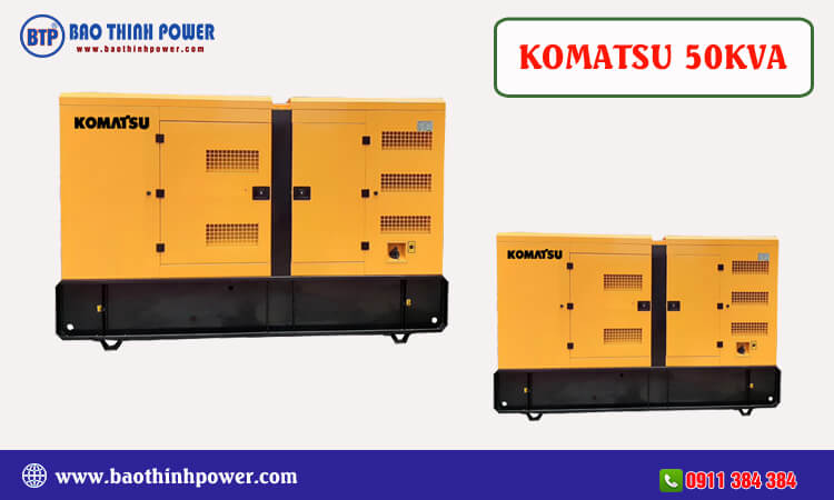 Máy phát điện Komatsu 50kva 
