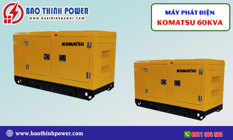 Máy phát điện Komatsu 60kva 