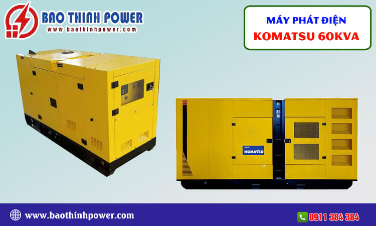 Máy phát điện Komatsu 60kva 
