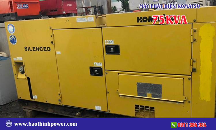 Máy phát điện komatsu 75kva