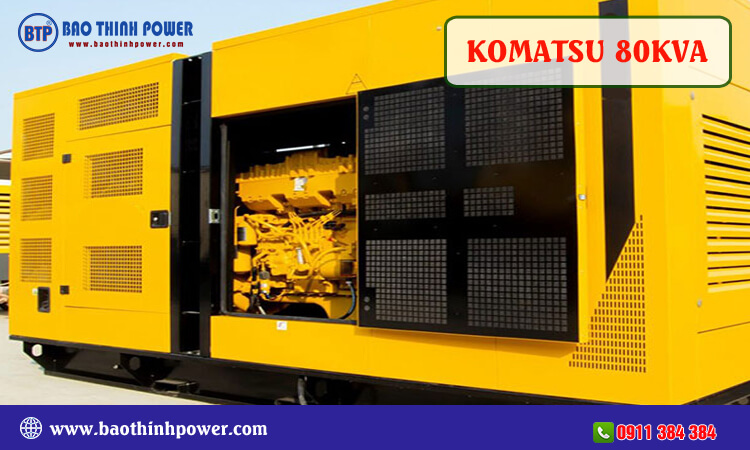 Máy phát điện Komatsu 80kva 