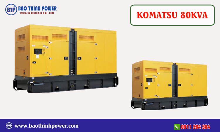Máy phát điện Komatsu 80kva 