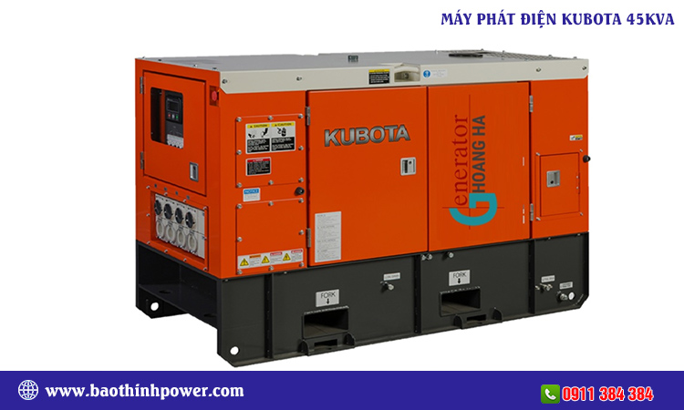 Máy phát điện Kubota 45kva