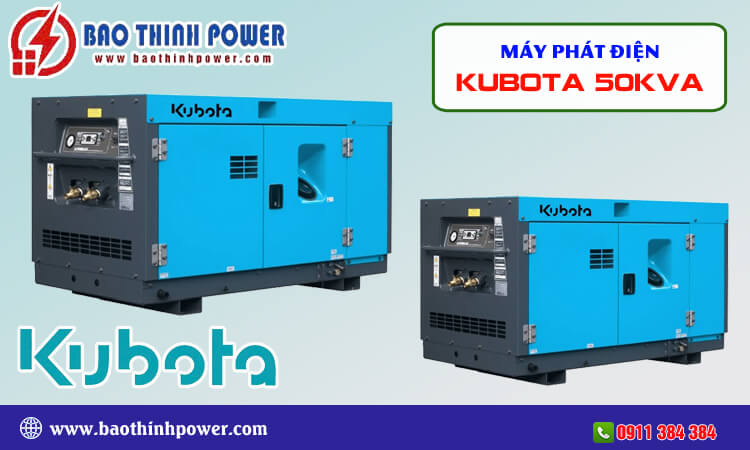 Máy phát điện Kubota 50kva 