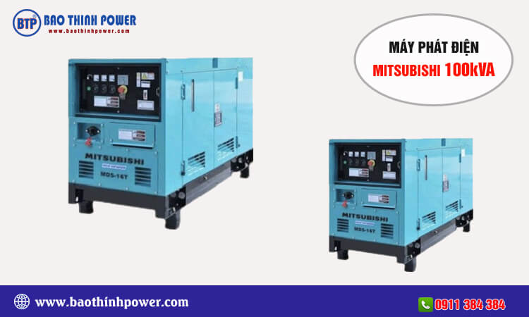 Máy phát điện Mitsubishi 100kva 
