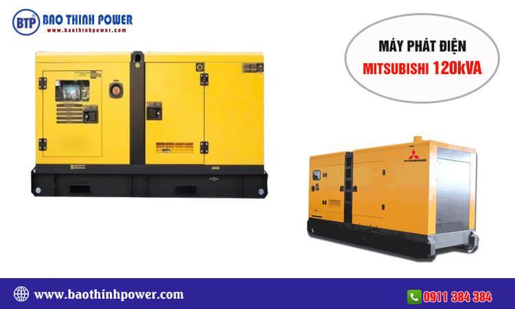 Máy phát điện Mitsubishi 120kva 