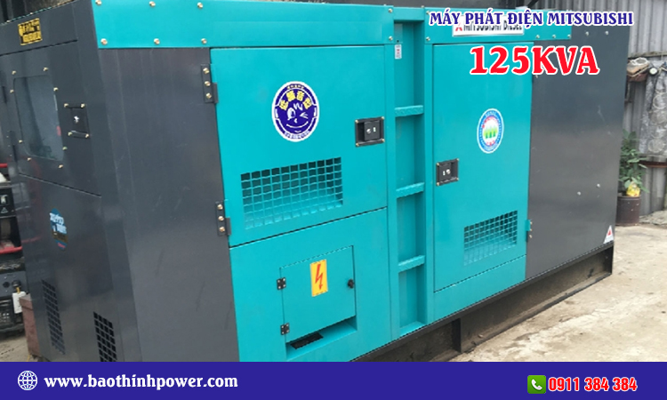 Máy phát điện mitsubishi 125kva