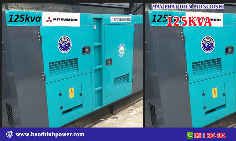 Máy phát điện mitsubishi 125kva