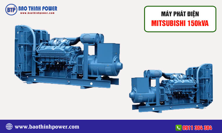 Máy phát điện Mitsubishi 150kva 