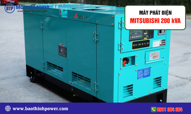 Máy phát điện Mitsubishi 200kva 