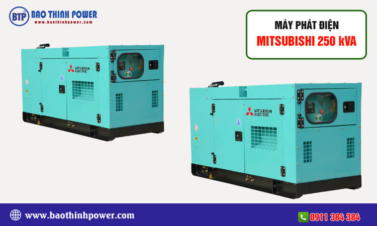 Máy phát điện Mitsubishi 250kva 
