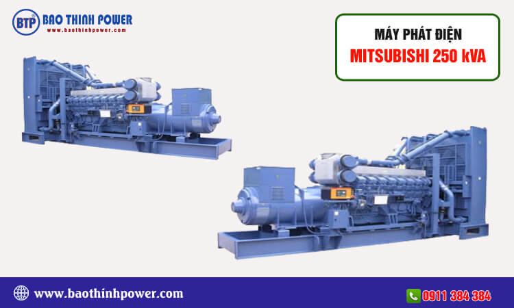 Máy phát điện Mitsubishi 250kva 