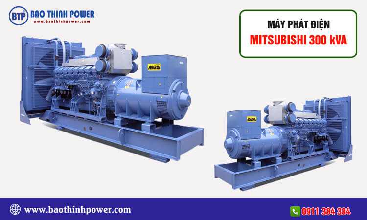 Máy phát điện Mitsubishi 300kva 