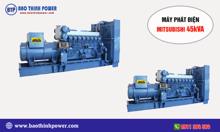 Máy phát điện Mitsubishi 45kva 