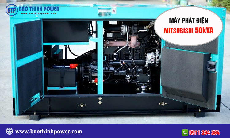 Máy phát điện Mitsubishi 50kva 