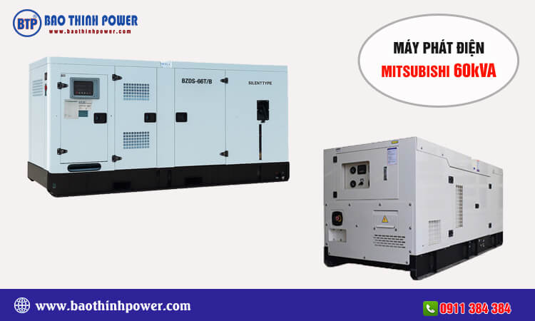 Máy phát điện Mitsubishi 60kva 