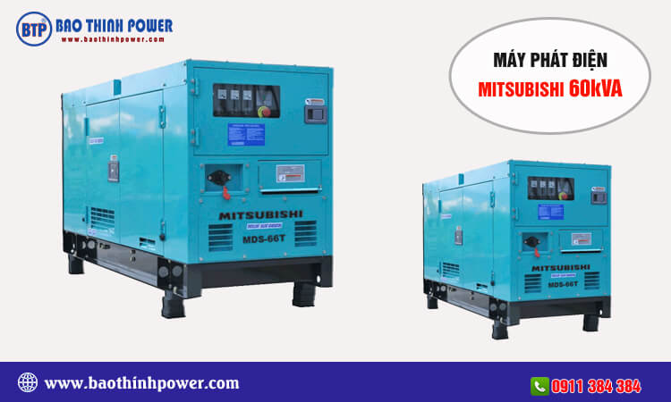 Máy phát điện Mitsubishi 60kva 